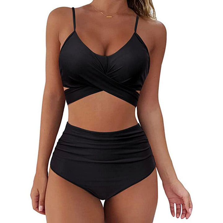 Damen Crop-Top Bikini-Set mit geflochtenem Design Echo Archiv