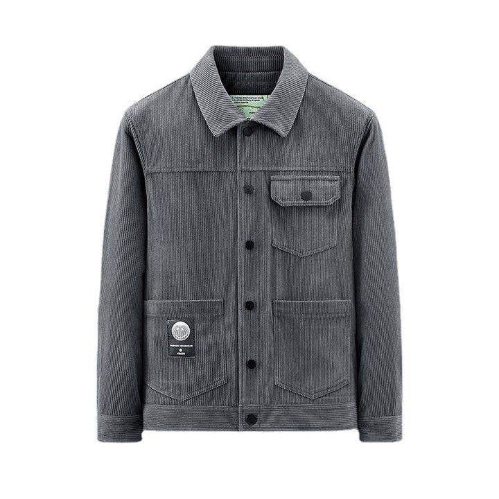 Herren Lässige Cordjacke mit praktischen Taschen Echo Archiv 1787797822