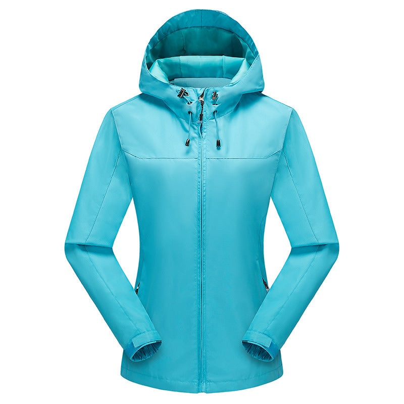 Herren Ultraleichter Ripstop-Kapuzenblouson mit wind- und wasserabweisender Membran Echo Archiv