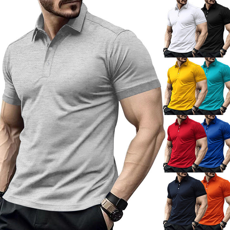 Herren Hochwertiges Kurzarm Poloshirt mit atmungsaktiver Technologie und modernem Schnitt Echoarchiv