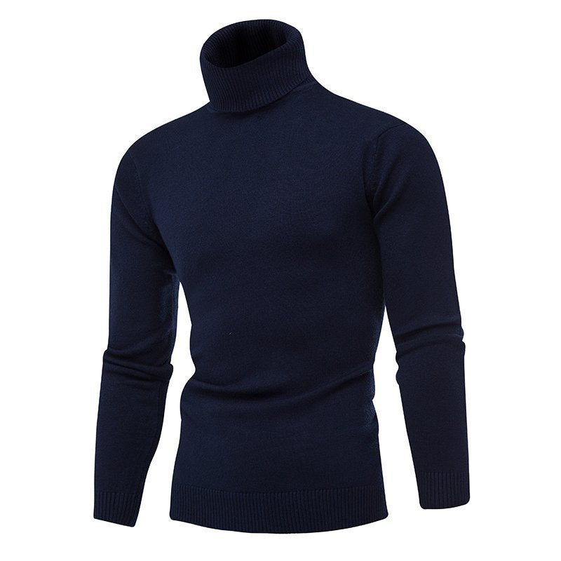 Herren Hochwertiger Rollkragenpullover Echoarchiv 1761379400