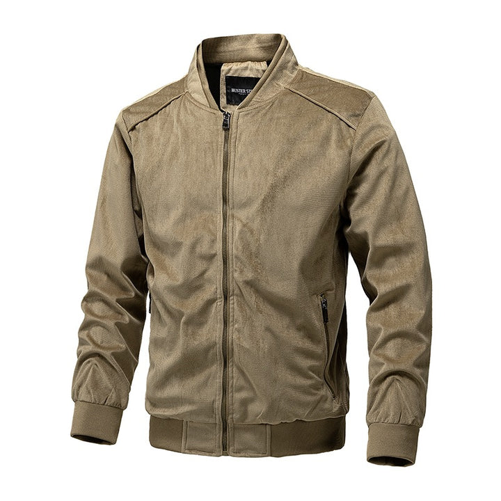 Herren Leichte wasserabweisende Kapuzen‑Windjacke mit Thermofutter & Brusttasche Echoarchiv