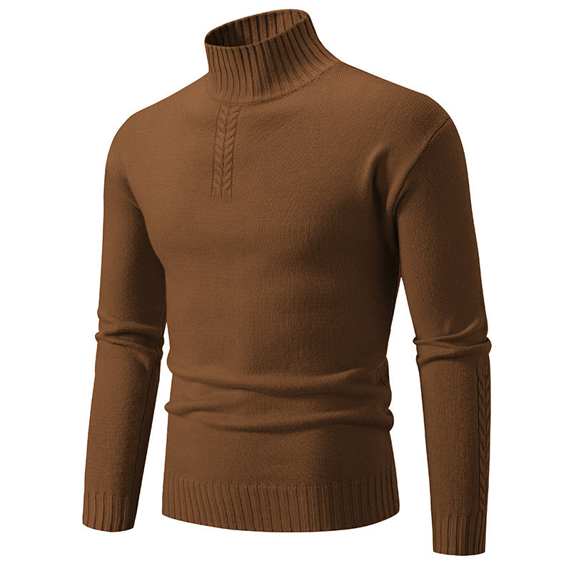 Herren Rollkragenpullover aus grobem Strick Echoarchiv