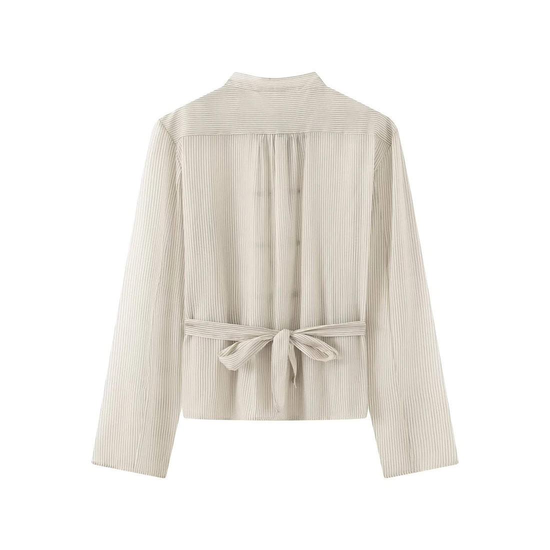 Damen taillierte chinesisch inspirierte Jacke mit Stehkragen und Zierknotenverschlüssen – Célinea