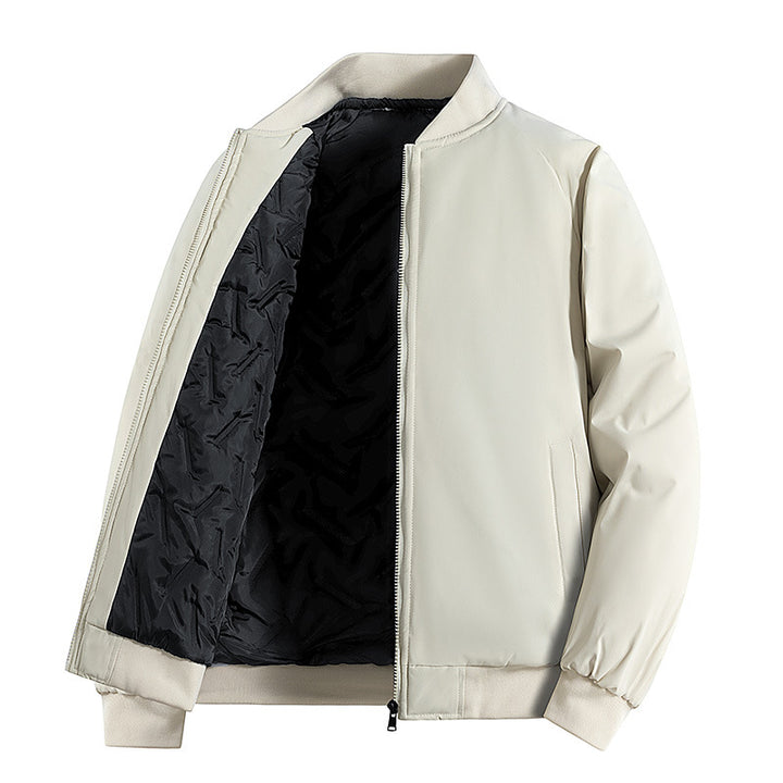 Herren Minimalistische Tech-Bomberjacke mit thermoisolierter Stepp-Innenlage und verdecktem Reißverschluss Echo Archiv