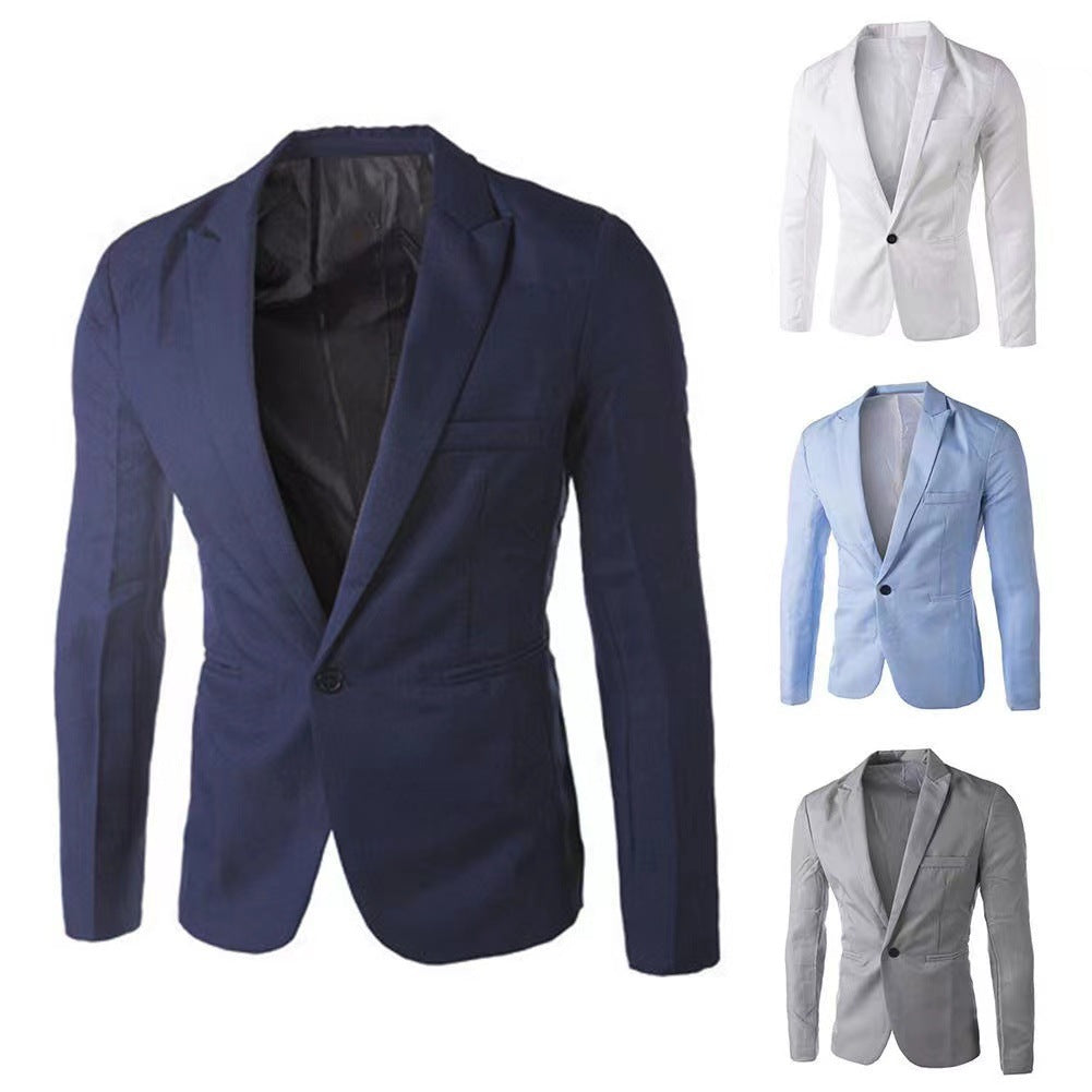 Herren Eleganter Slim-Fit Blazer Echoarchiv