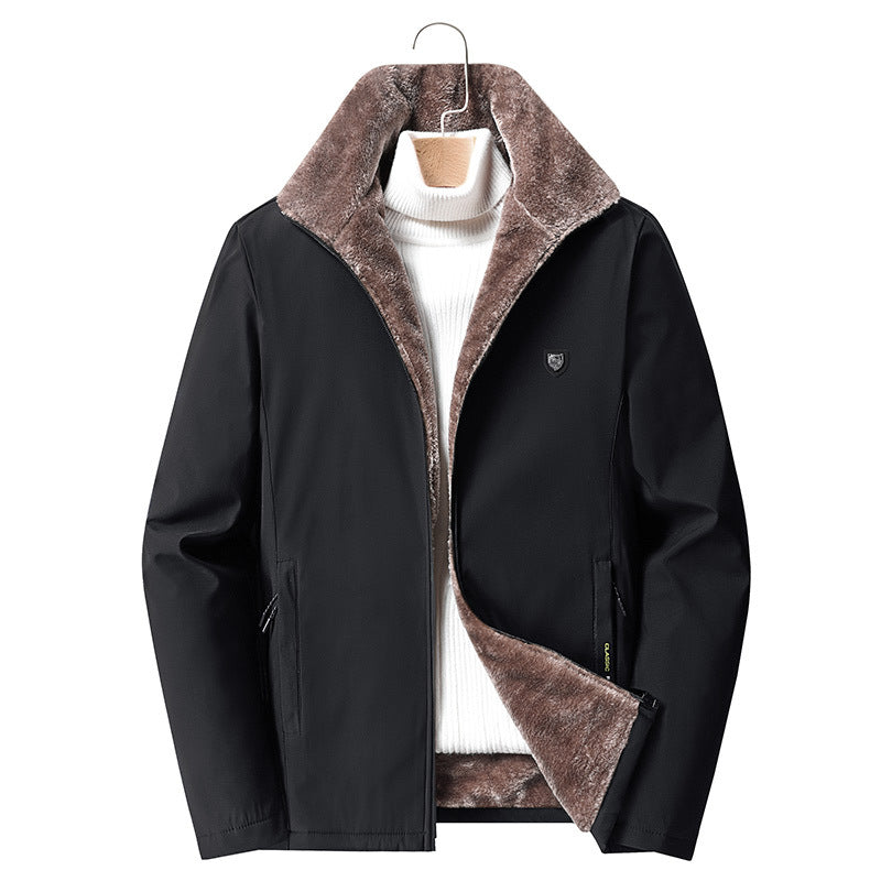 Herren modische Winterjacke mit abnehmbarem Innenfutter Echoarchiv