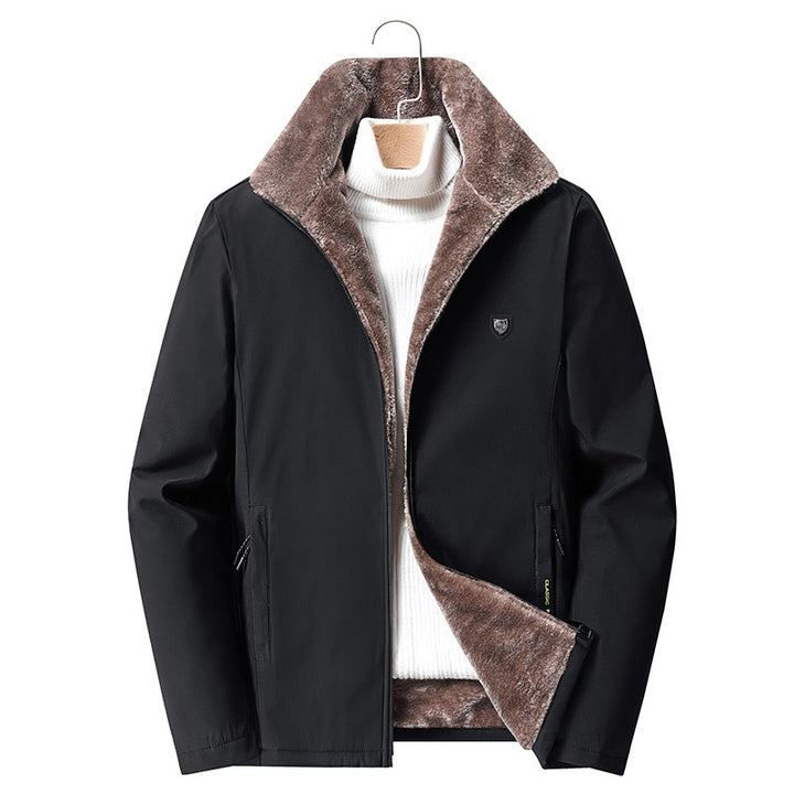 Herren modische Winterjacke mit abnehmbarem Innenfutter Echoarchiv