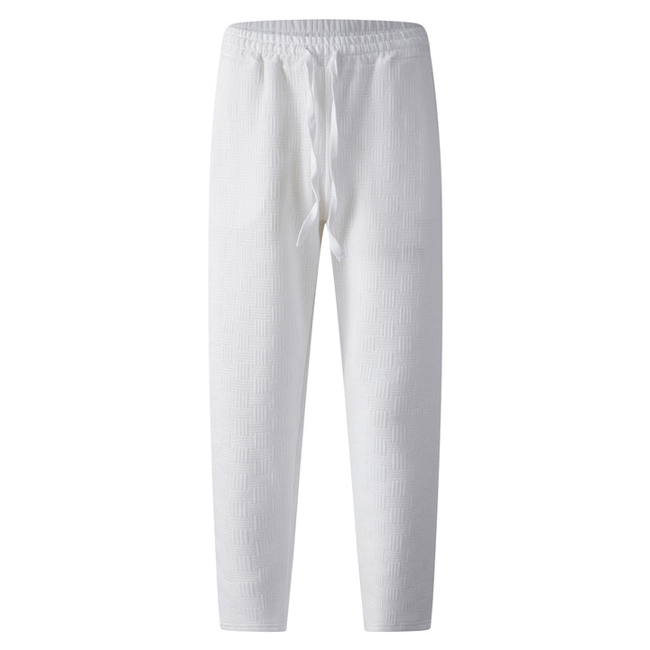 Herren Sportliche Freizeithose mit innovativem Strukturdesign und elastischem Bund Echoarchiv