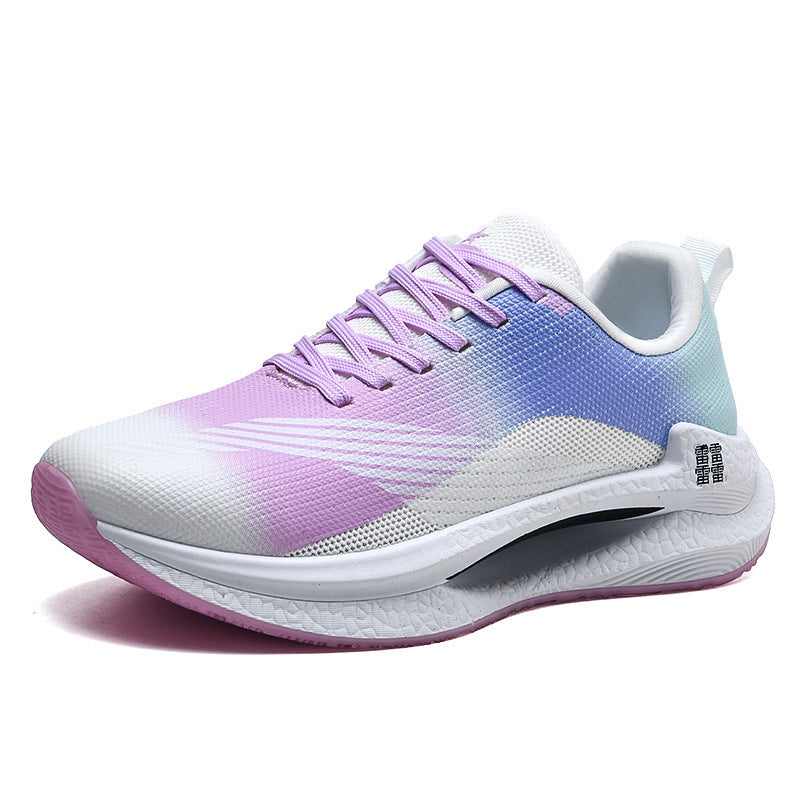 Unisex leichte Dämpfungs-Laufschuhe mit atmungsaktivem Mesh-Oberteil, seitlicher Energielaufsohle und Fersen-Zuglasche – Tavélo