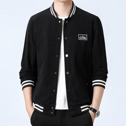 Herren Modische Cordjacke mit Streifen Echo Archiv