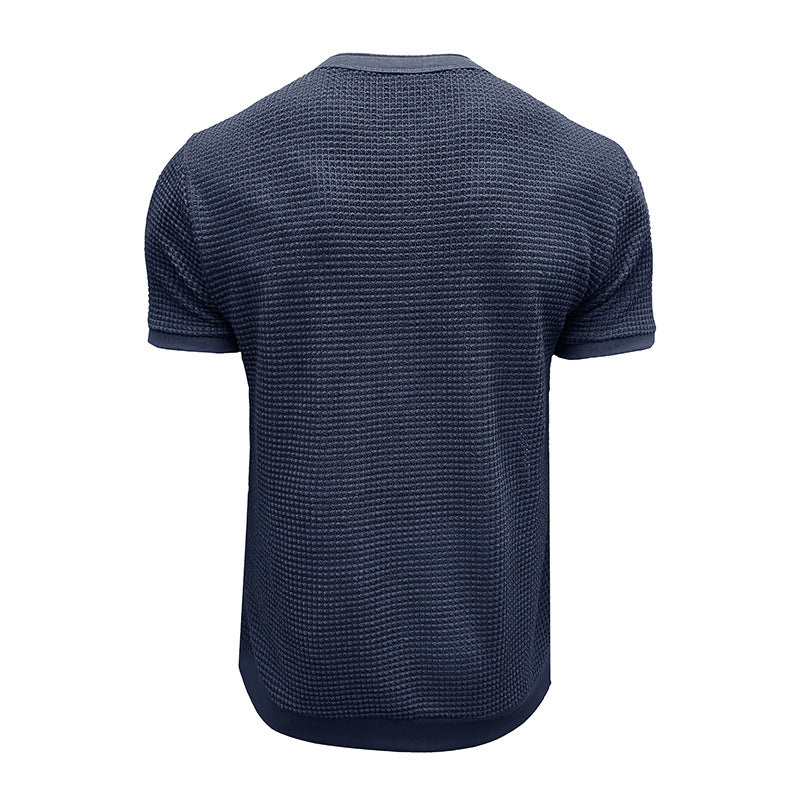 Herren Kurzarm-Shirt mit Knopfleiste Echoarchiv
