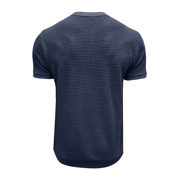 Herren Kurzarm-Shirt mit Knopfleiste Echoarchiv