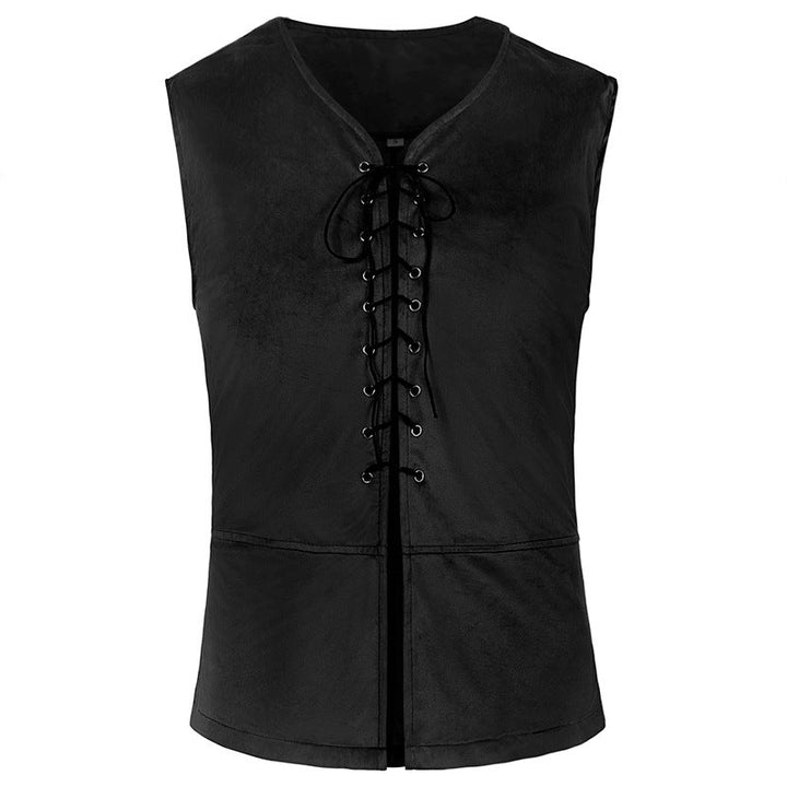 Damen historische Spitzenbluse mit markanten Schnürdetails – Élovi