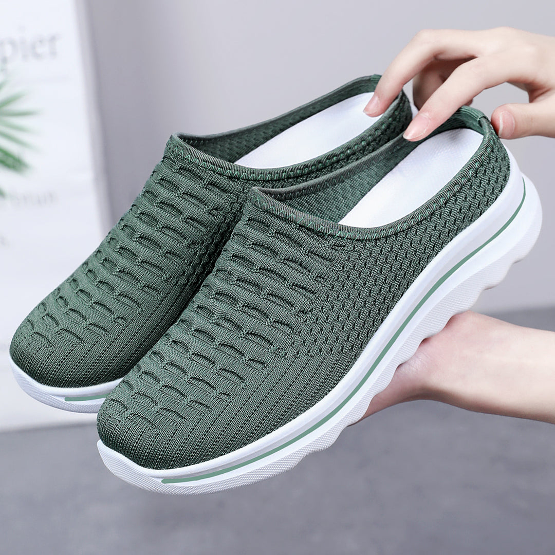 Damen nan nahtloser Komfort-Slipper mit gestricktem Obermaterial und dämpfender Profilsohle Echo Archiv