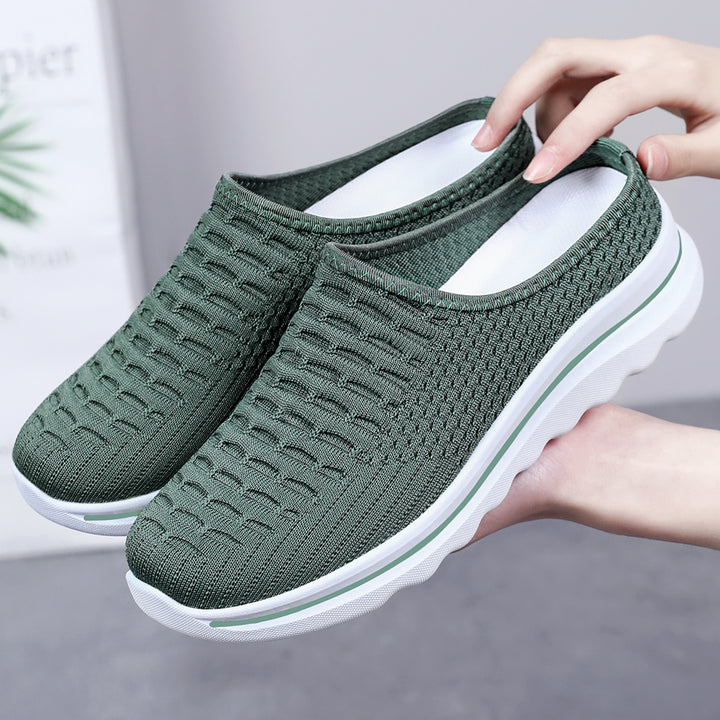 Damen nan nahtloser Komfort-Slipper mit gestricktem Obermaterial und dämpfender Profilsohle Echo Archiv