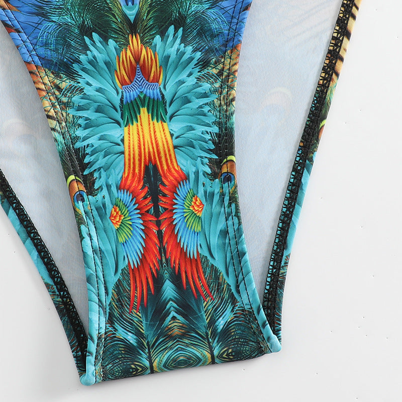 Damen Premium Triangel-Bikini mit dekorativen Schmuckdetails Echo Archiv
