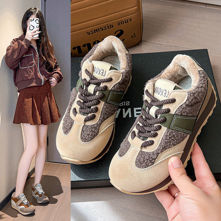 Damen Sneakers mit kuscheligem Futter und sportlichem Design Echo Archiv