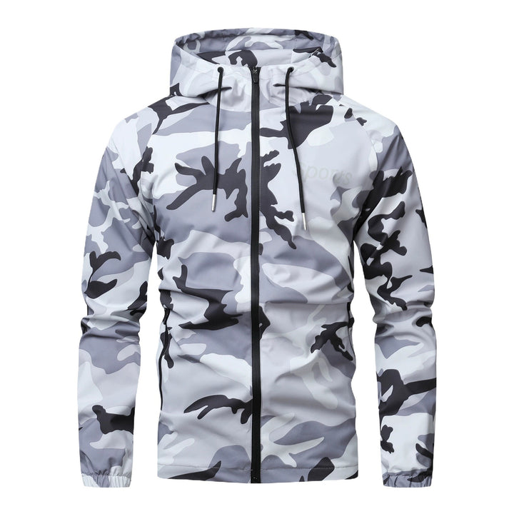 Herren Sportliche Camo-Funktionsjacke Echo Archiv