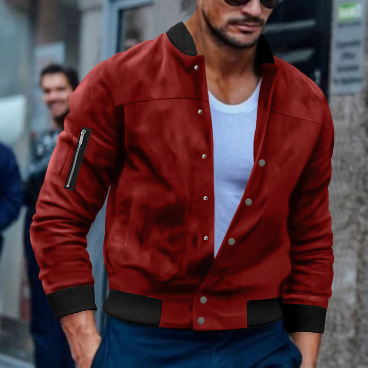 Herren modische Bomberjacke mit funktionalen Taschen und stylischem Design Echoarchiv