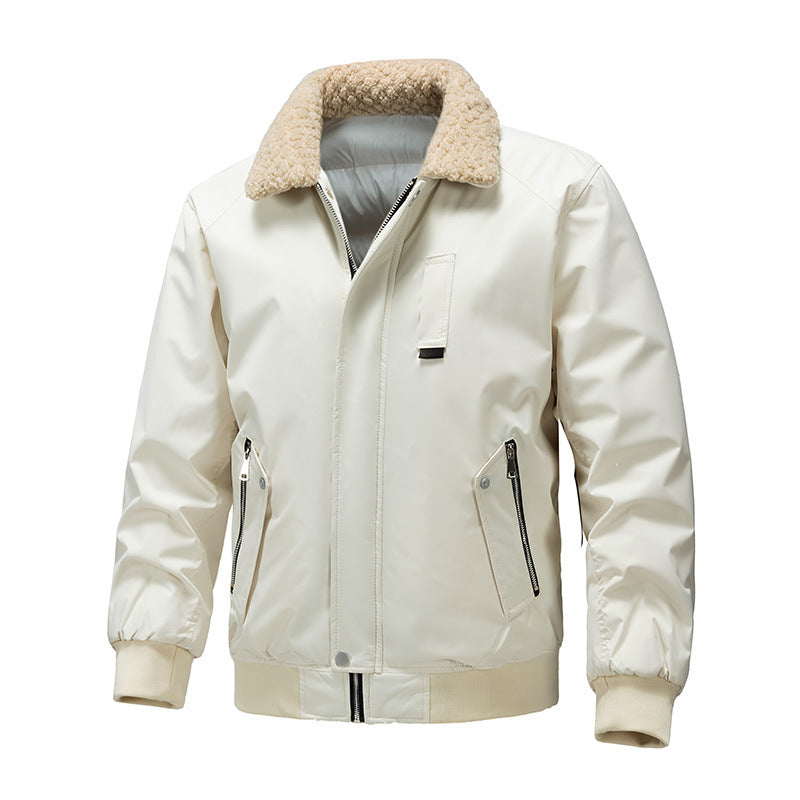 Herren Bomberjacke mit Teddykragen und wasserabweisendem Außenmaterial Echo Archiv