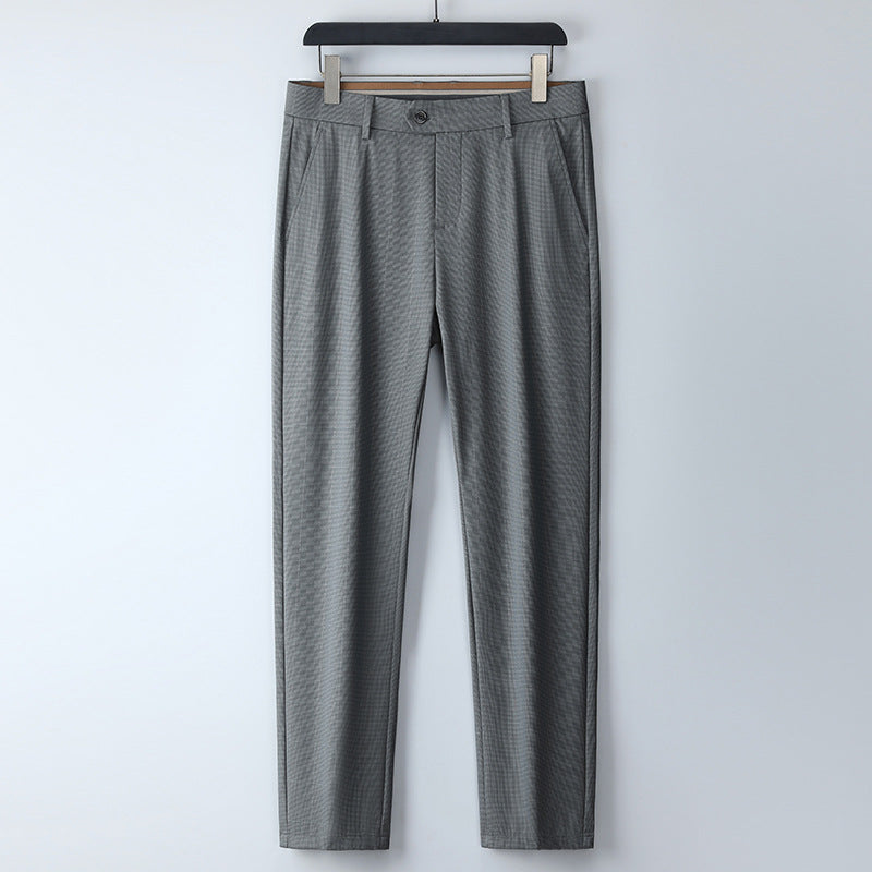 Herren eleganter Anzughose mit feinem Strukturdesign Echoarchiv