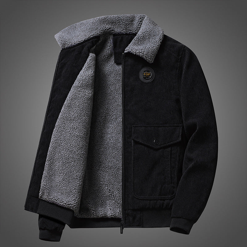 Herren Lässige Steppjacke mit Teddyfutter Echo Archiv 1787797413
