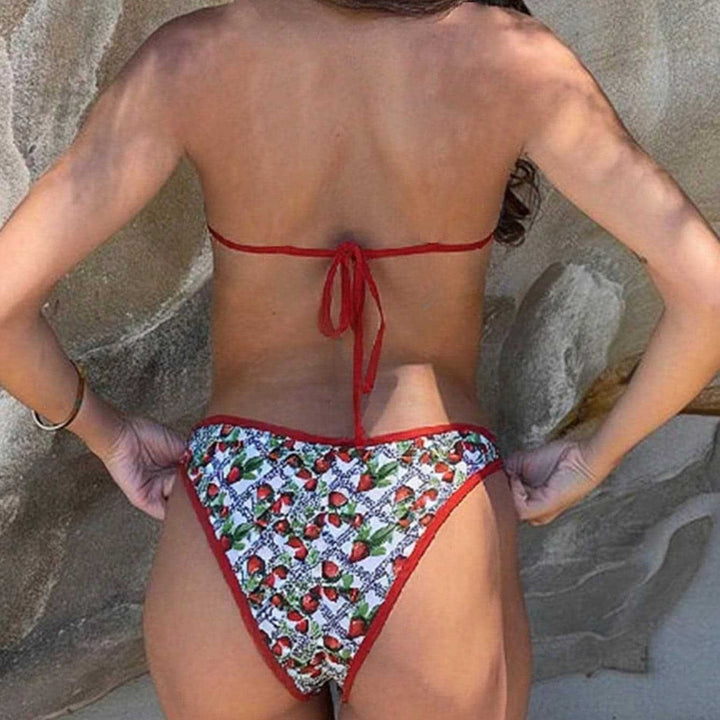 Damen Triangel-Bikini mit Rüschendetails Echo Archiv