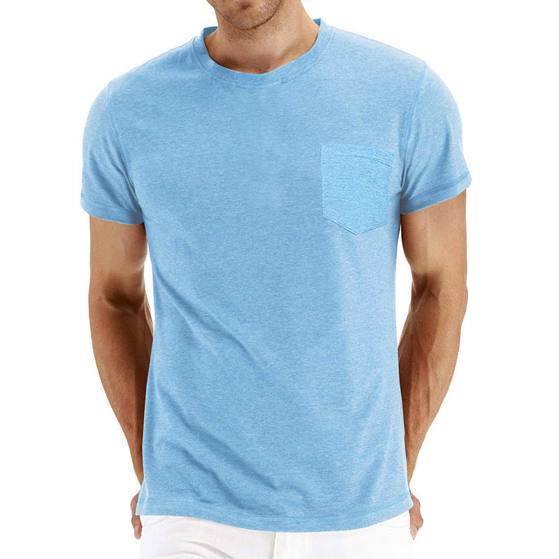 Herren Rundhals T-Shirt aus atmungsaktivem weichem Baumwollmix Echoarchiv
