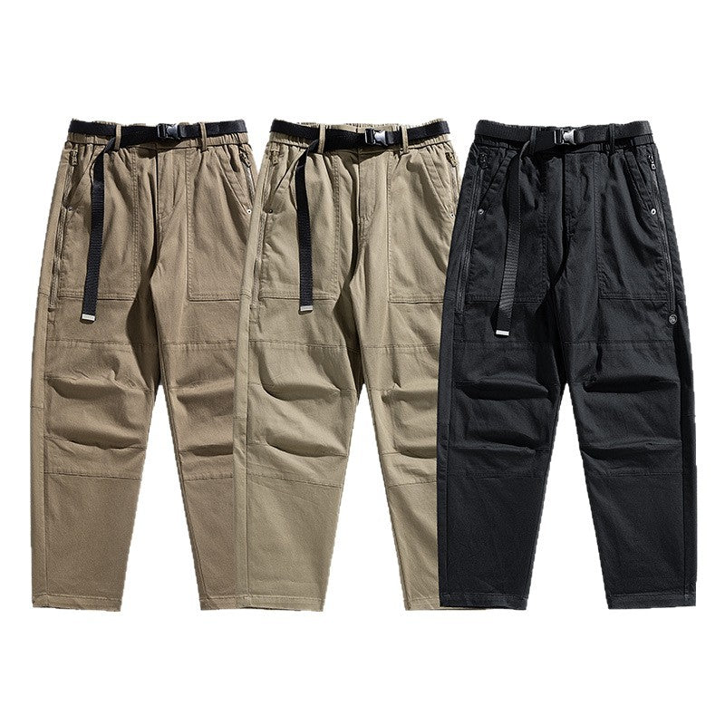 Herren Tapered Utility-Cargohose mit integriertem Webgurt, Kniepaneelen und Reißverschlusstaschen Echo Archiv