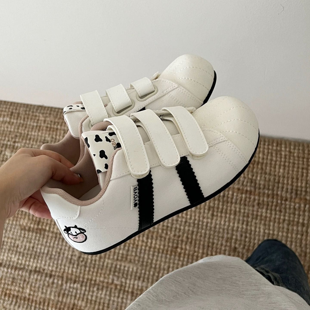 Damen Sneakers mit praktischen Klettverschlüssen und lustigen Tiermotiven Echo Archiv
