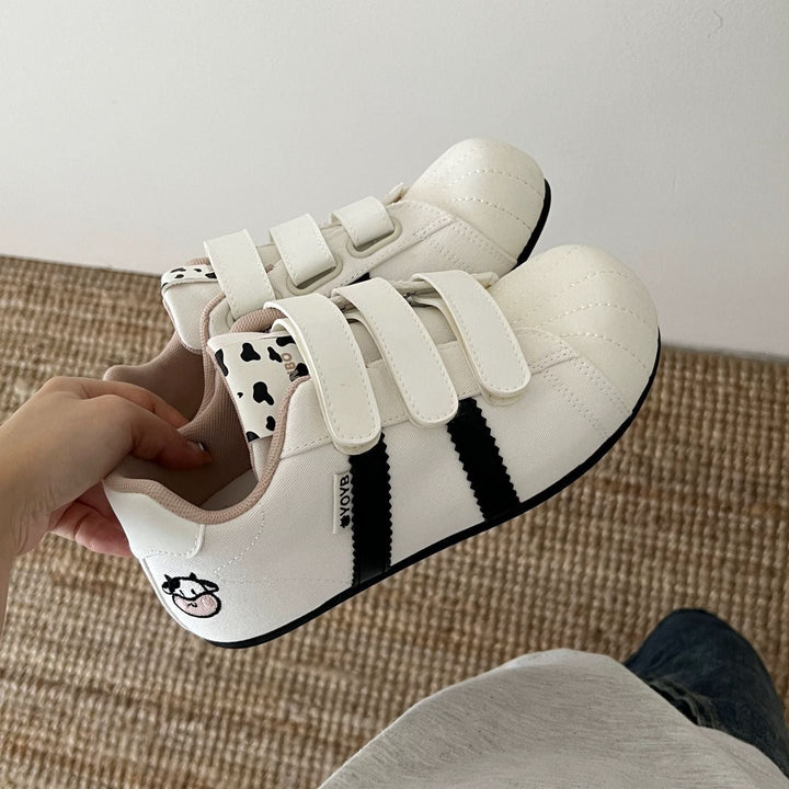 Damen Sneakers mit praktischen Klettverschlüssen und lustigen Tiermotiven Echo Archiv