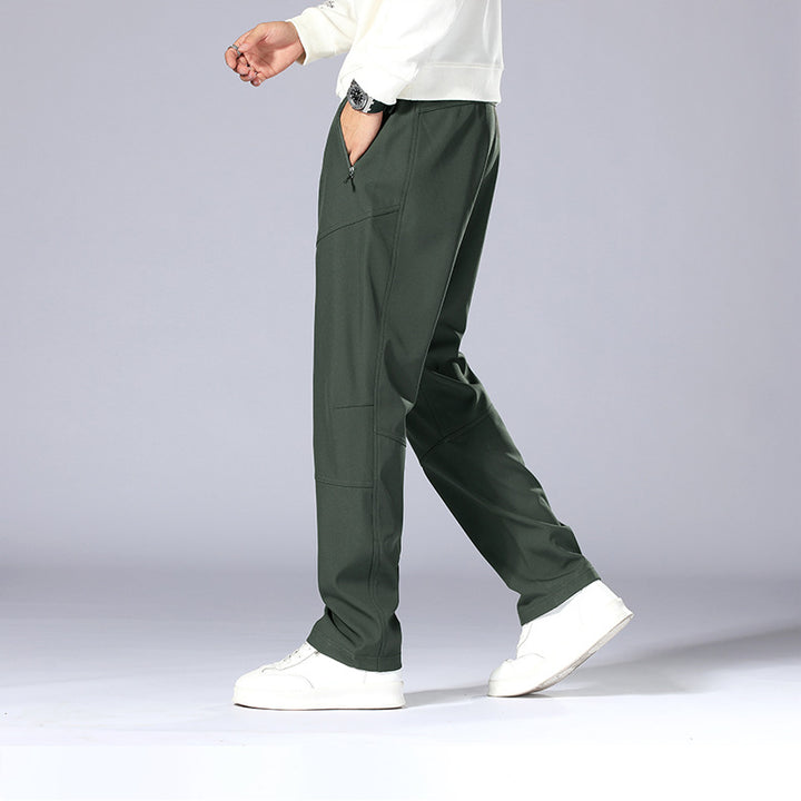 Herren Multifunktionale Outdoor-Hose mit verstellbarem Bund und Reißverschlusstaschen Echoarchiv