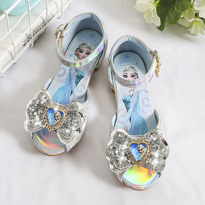 Mädchen Glitzernde Prinzessinnen Ballerinas mit dekorativem Blumenmotiv Echo Archiv