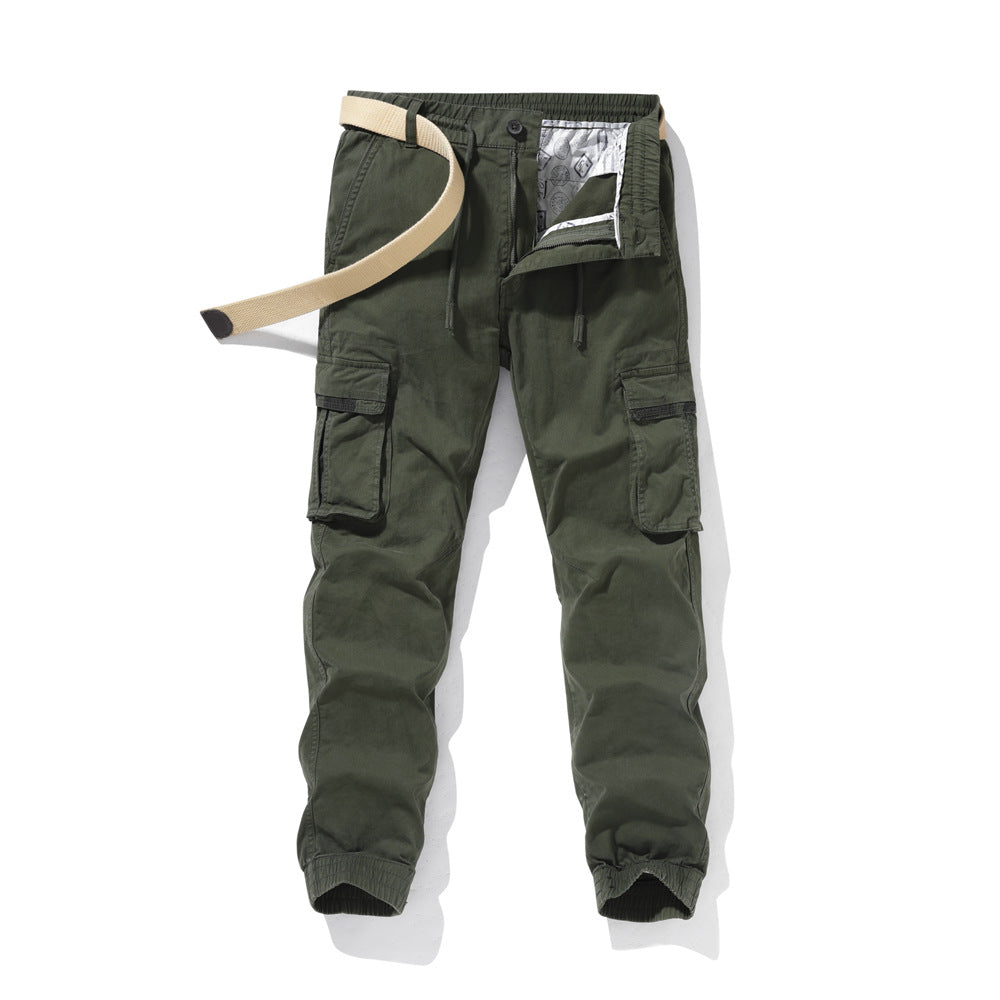 Herren funktionale Cargo-Hose mit elastischen Bündchen und zahlreichen praktischen Taschen Echoarchiv