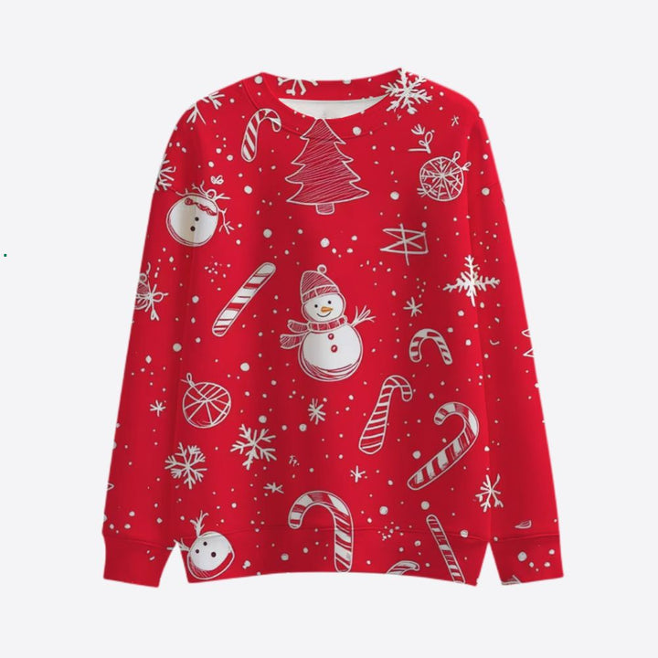Damen Festlicher Weihnachts-Sweatshirt Echoarchiv