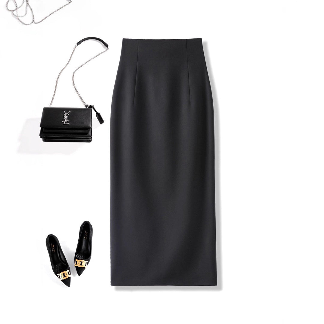 Damen Eleganter Midirock mit Raffungen Echoarchiv
