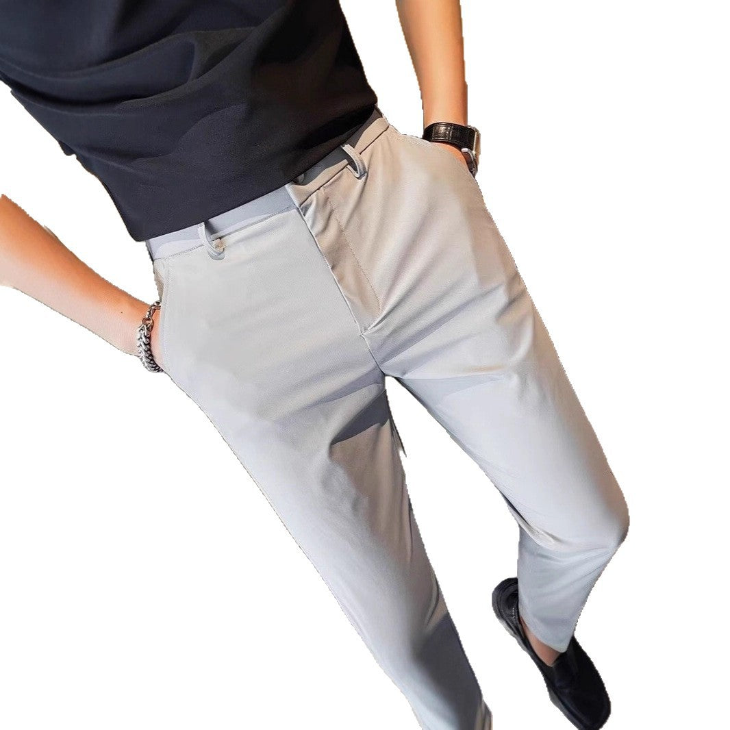 Herren Elegante Slim-Fit Hose Echoarchiv