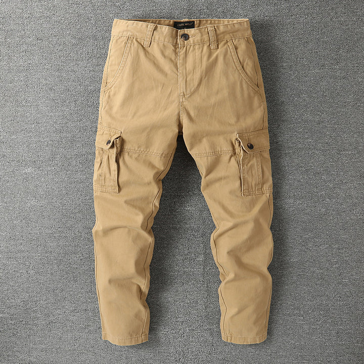 Herren Cargohose mit taktischem Tarnmuster und mehreren Klappentaschen Echoarchiv