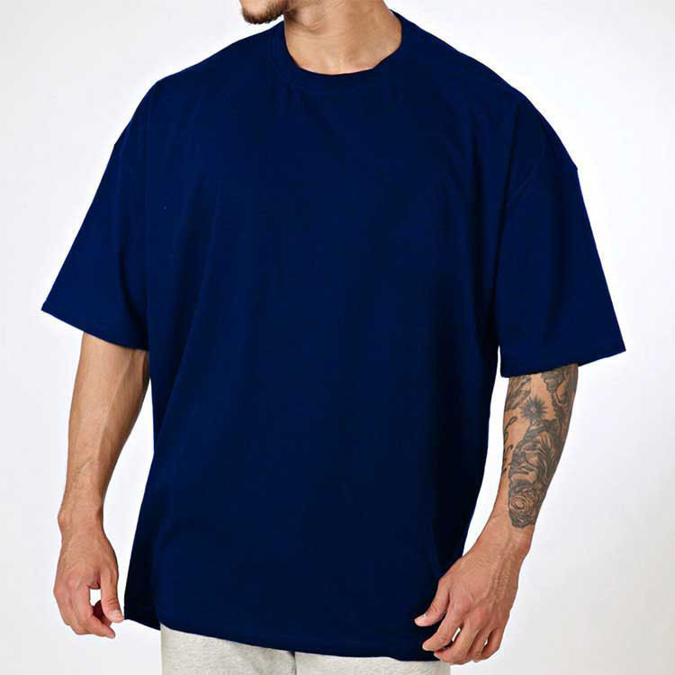 Herren Oversized T-Shirt aus hochwertigem Baumwollmix mit Rundhalsausschnitt Echoarchiv