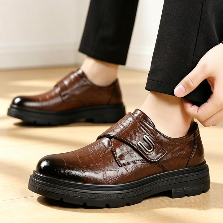 Herren Elegante und Bequeme Leder Schnürschuhe Echoarchiv