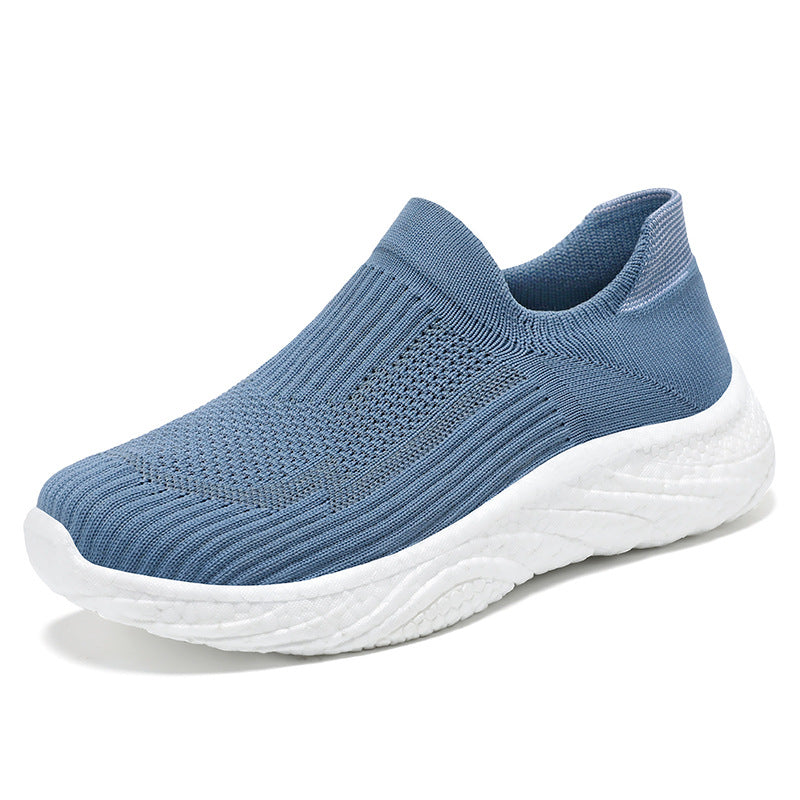 Damen nan nahtloser Strick-Sockensneaker mit extragel dämpfender Wave-EVA-Sohle Echo Archiv