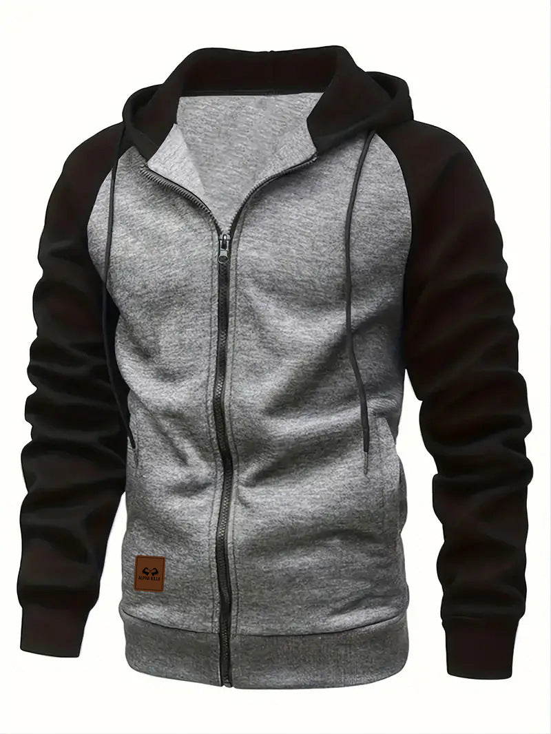 Herren Sportliche Kapuzenjacke Echo Archiv