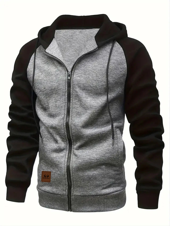 Herren Sportliche Kapuzenjacke Echo Archiv