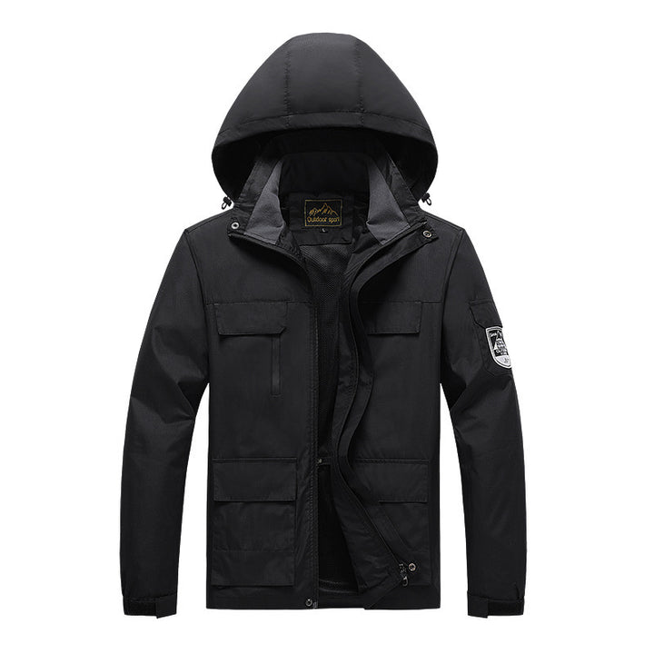 Herren Funktionsjacke mit praktischer Kapuze Echo Archiv 1787797310