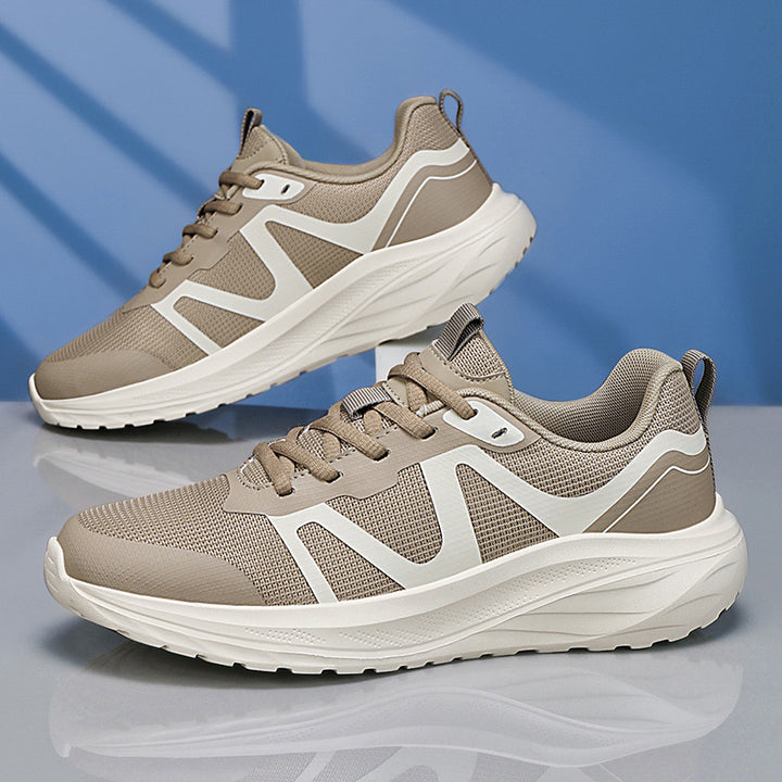 Unisex leichte Mesh‑Walking‑Sneaker mit ergonomischer Wellen‑Zwischensohle und rutschfester Laufsohle – Norré
