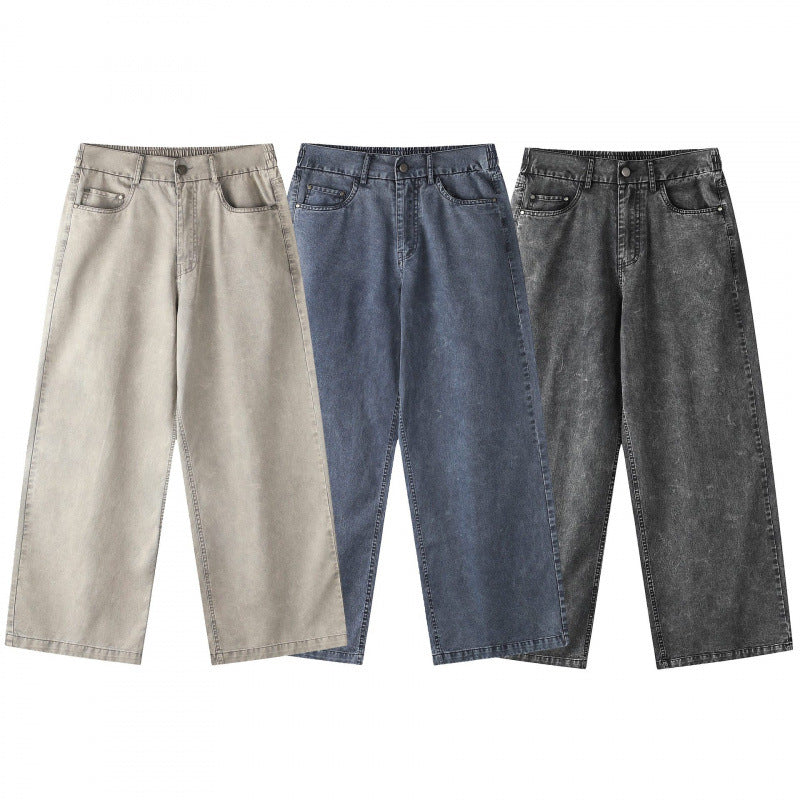 Damen Weite Cropped-Jeanshose Echo Archiv