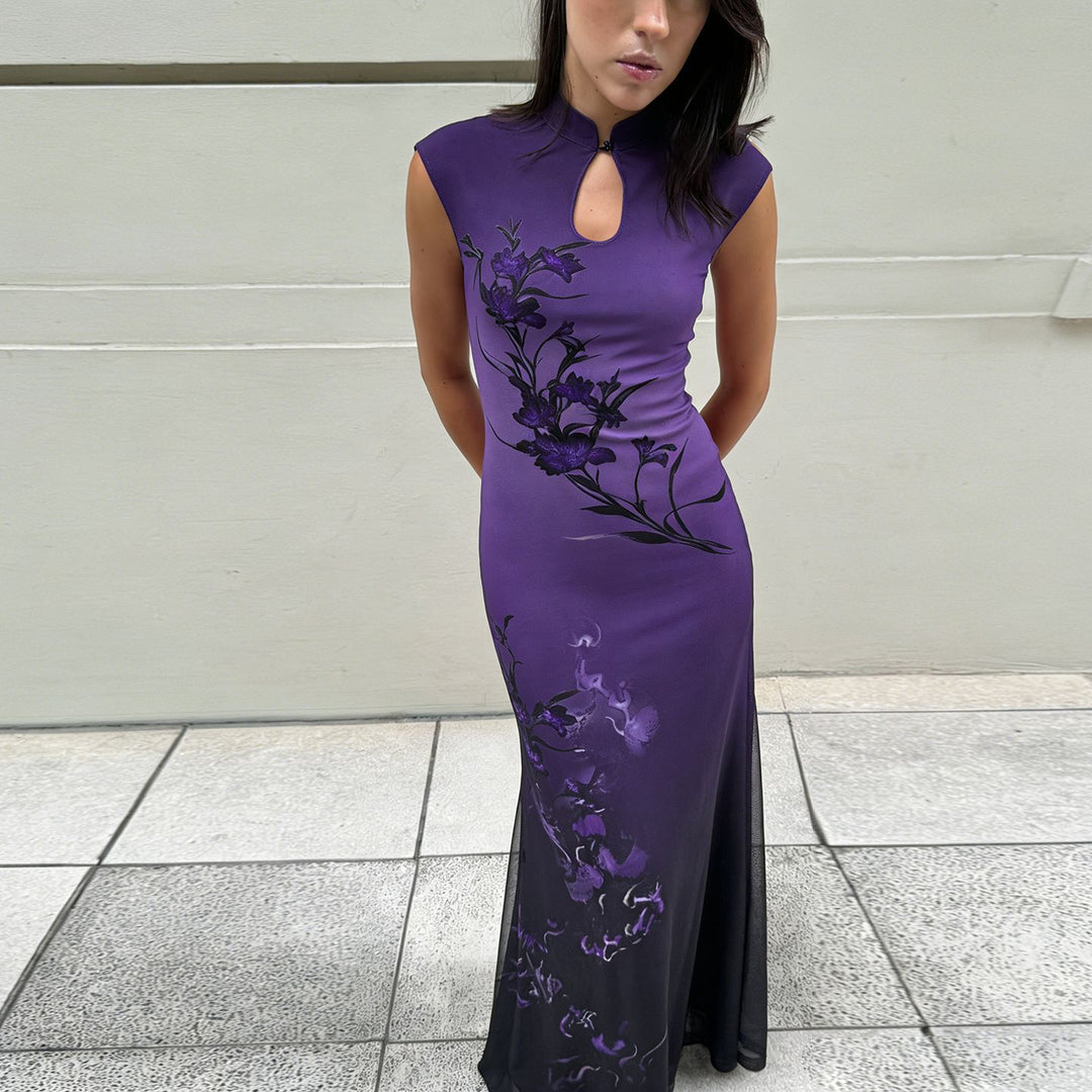 Damen Maxikleid mit elegantem, floralem Design Echo Archiv