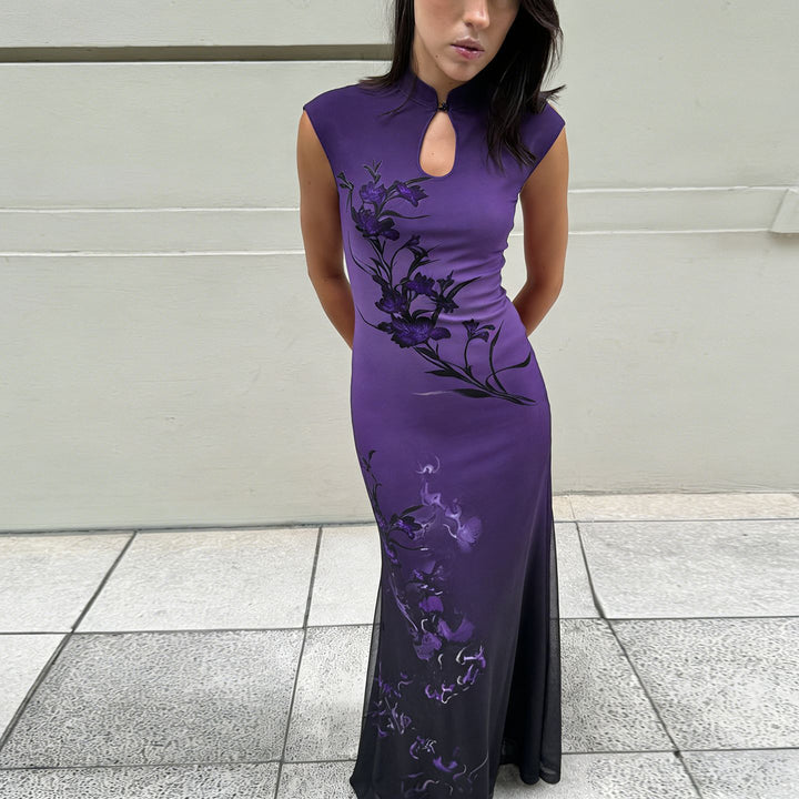 Damen Maxikleid mit elegantem, floralem Design Echo Archiv