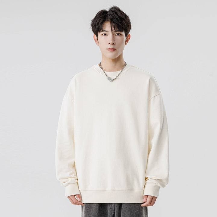 Unisex Oversize‑Sweatshirt mit Rundhalsausschnitt, gebürstetem Innenfutter und gerippten Abschlüssen Echo Archiv
